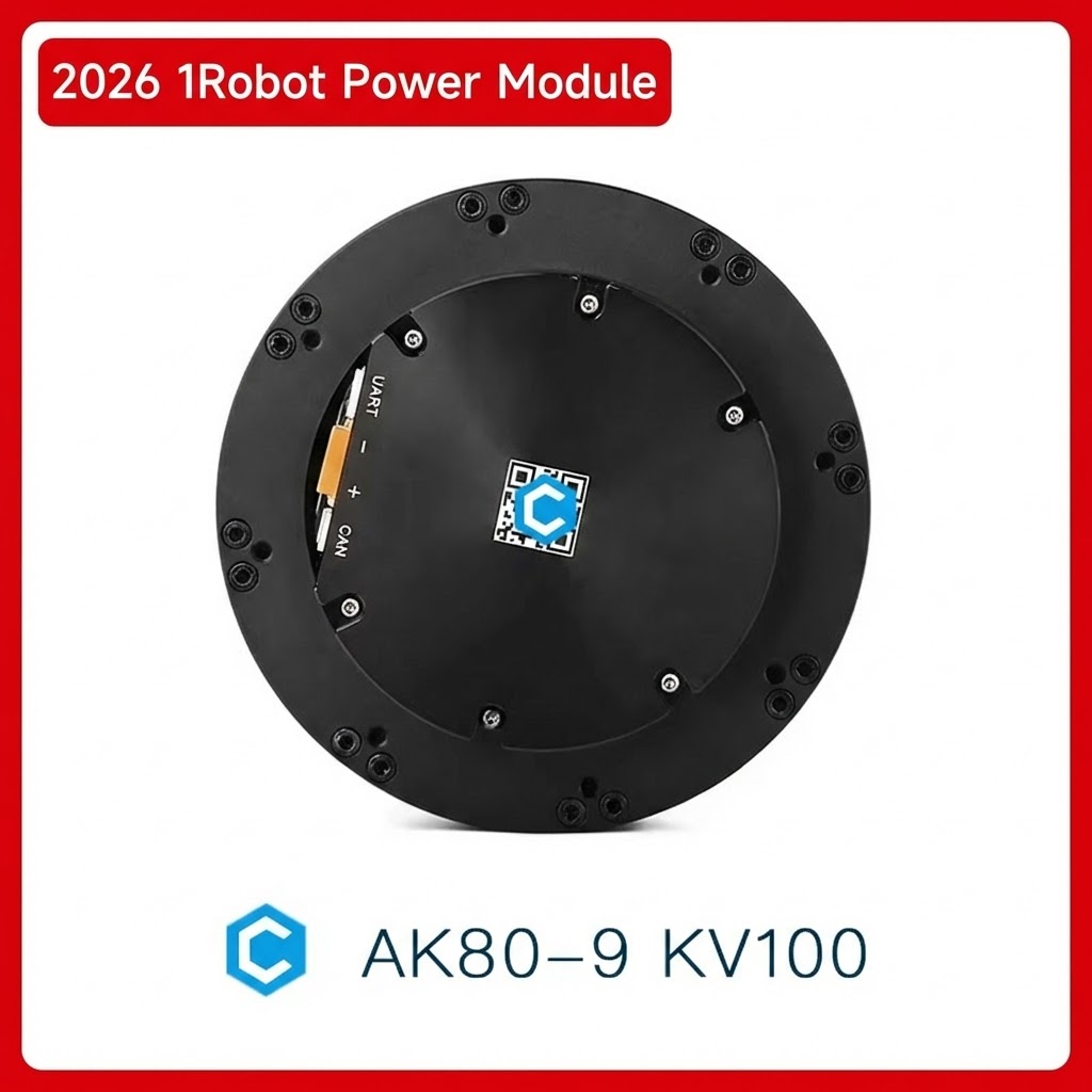 Ak80 9 Dynamic Actuator Robotics - Moteur d'actionneur CubeMars AK80-9 KV100 à