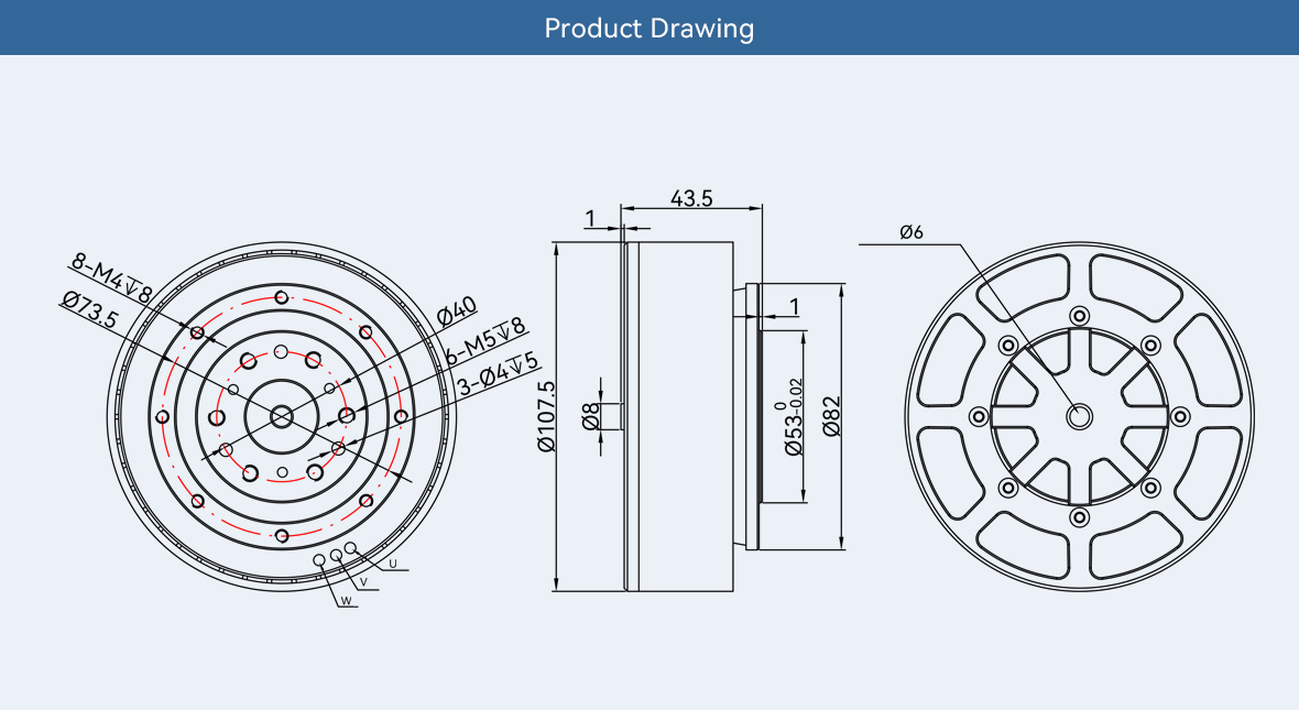 Moteur d'actionneur robotique  - Bldc Planetary Gear Motor 48V High Torque avis et prix