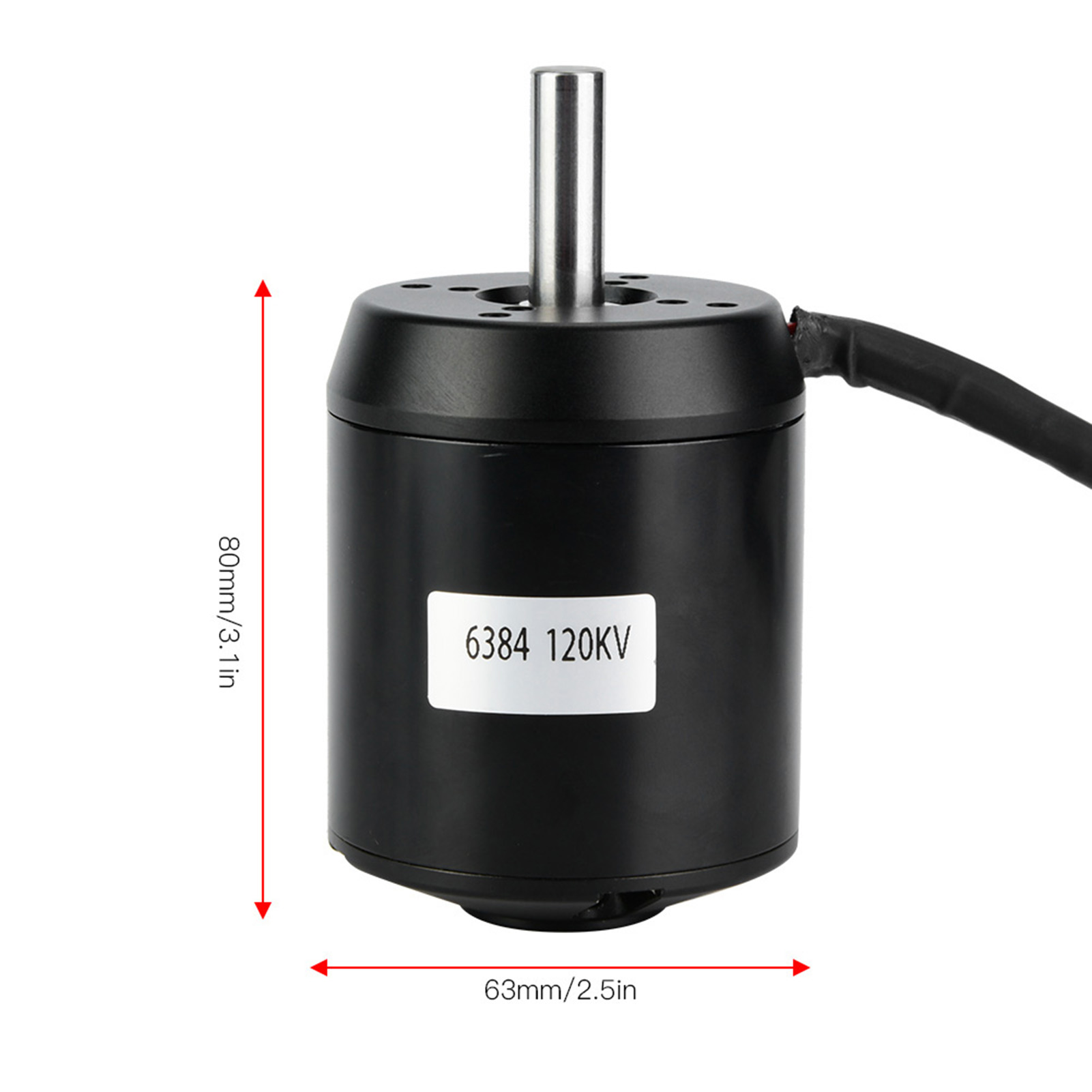 Moteur BLDC 6384 120KV Outrunn - 6384 Brushless Motor Sensored avis et prix