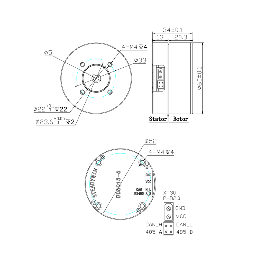 Moteur servo à entraînement di - Direct Drive Servo Motor Robotics avis et prix