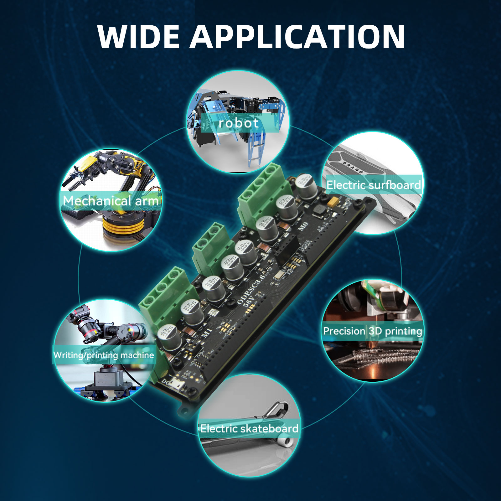 SEQURE-Moteur sans balais haut - Odrive Dual Brushless Motor Controller avis et prix