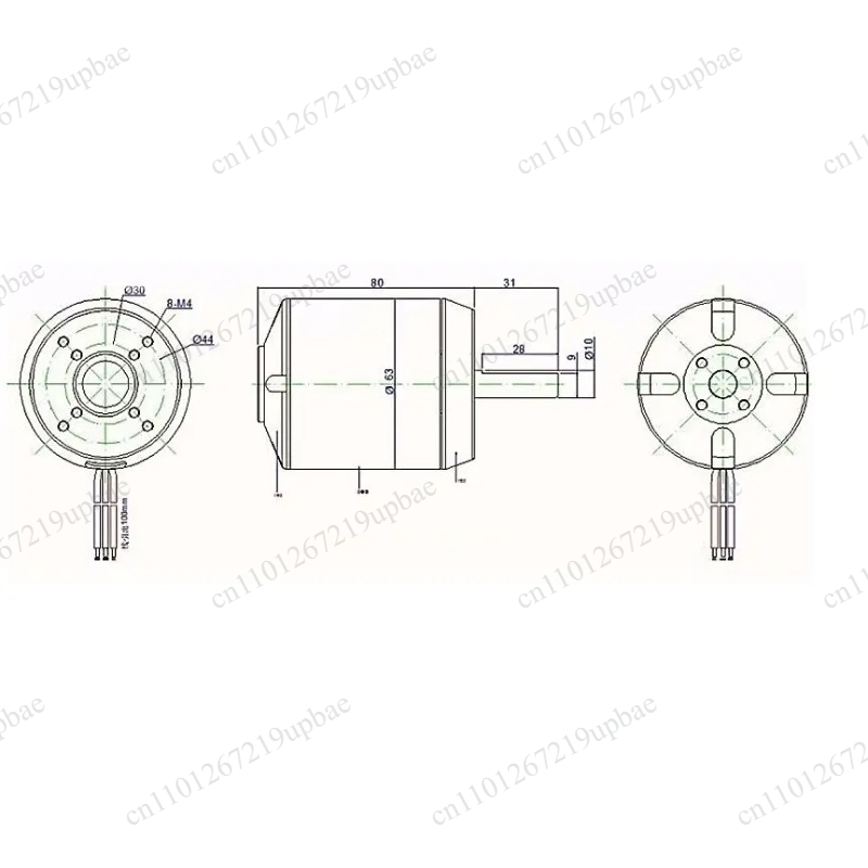 Moteur sans balais à capteur 6 - 6384 Brushless Motor Sensored avis et prix